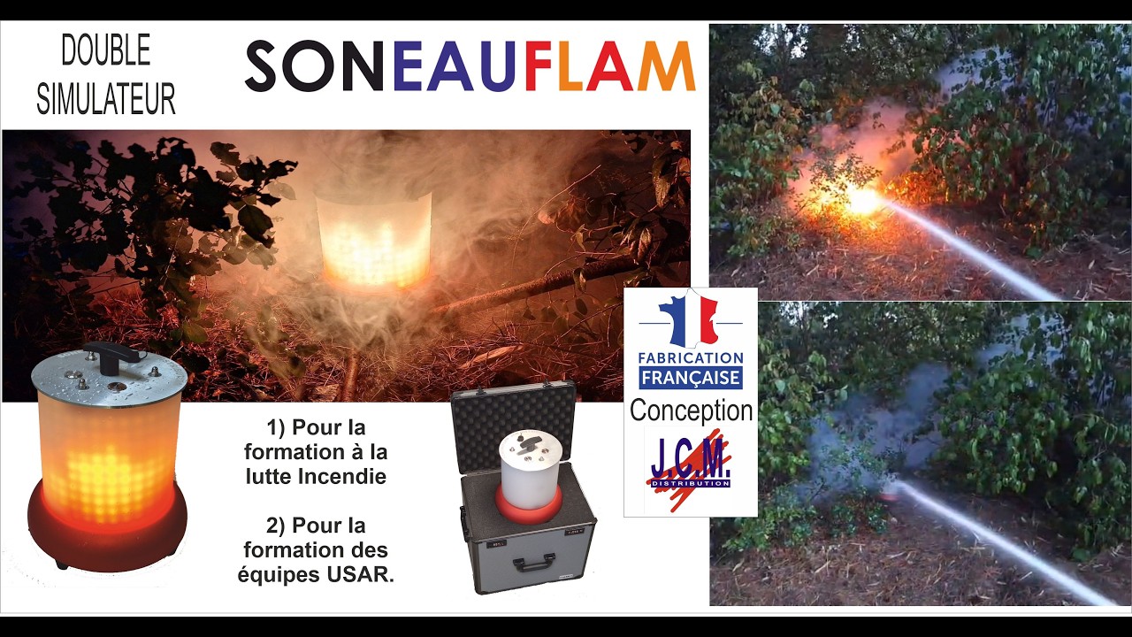 Double simulateur SONEAUFLAM par JCM