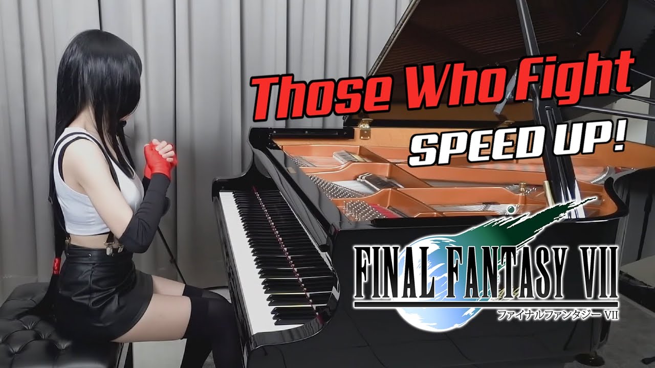 Final Fantasy VII - Those Who Fight - Ru's Piano | When Tifa played FF7 Battle Theme 🔥