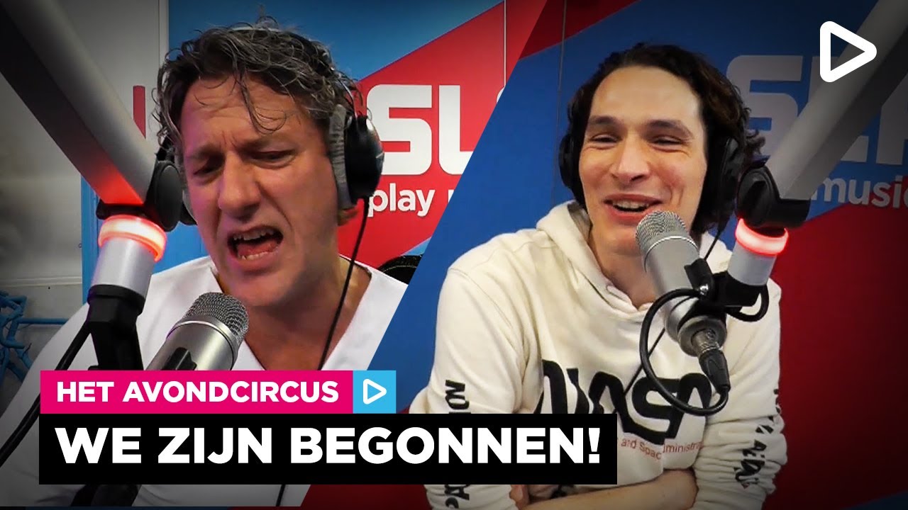 Dit was de allereerste uitzending van Het Avondcircus met Daniël en Erik-Jan | SLAM!