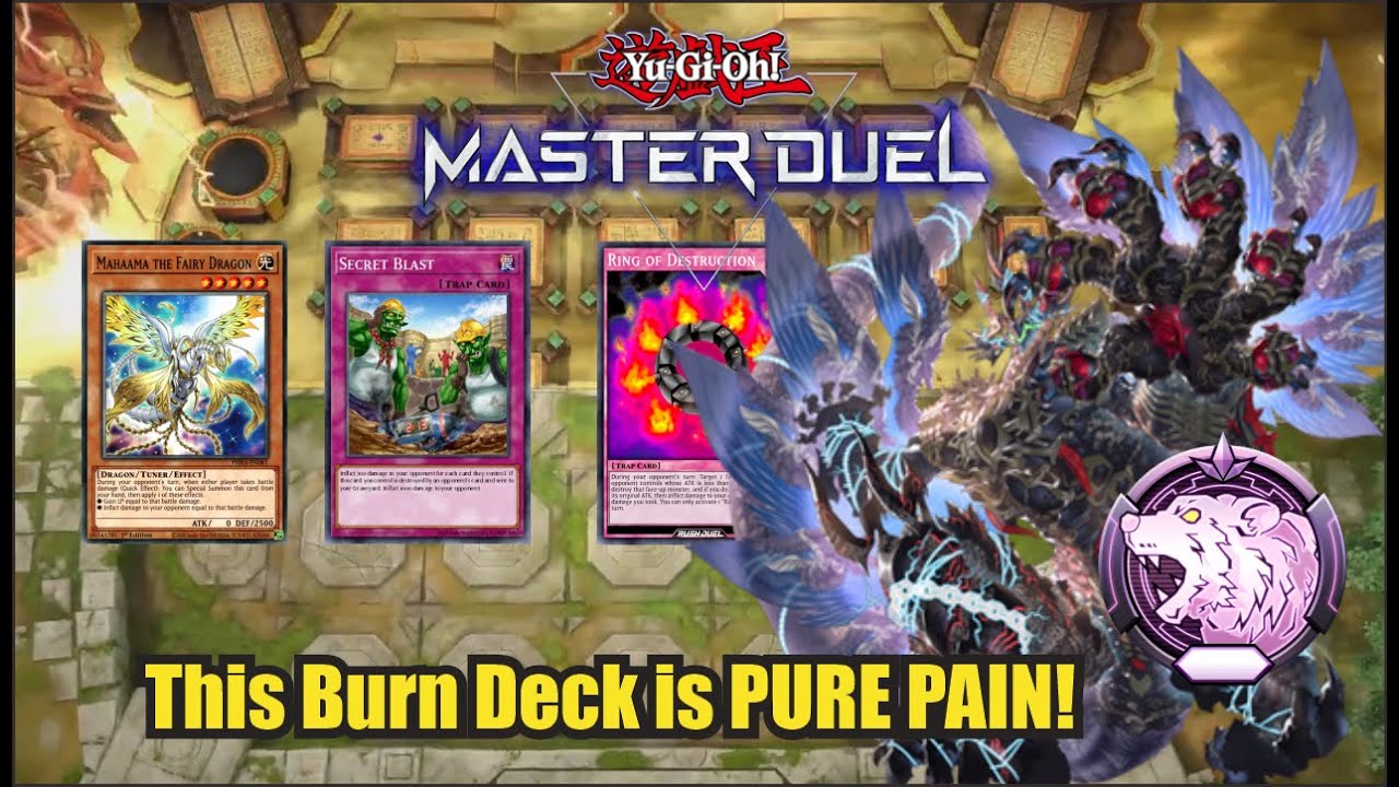This Burn Deck is PURE PAIN! 🔥 | Diamond Rank Master Duel Gameplay Season 43