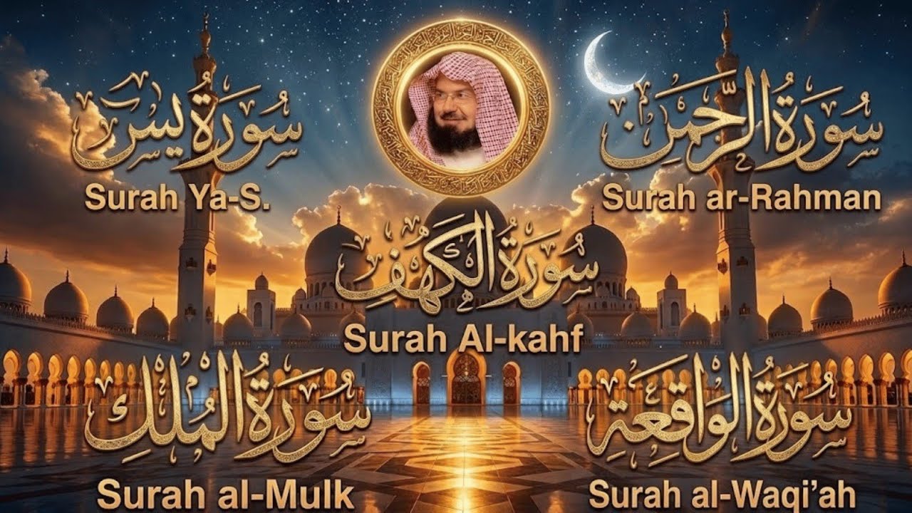 الرقية الشرعية بصوت السديس | يس الرحمن الملك الواقعة الكهف | Ruqyah Sudais Yasin Rahman Mulk