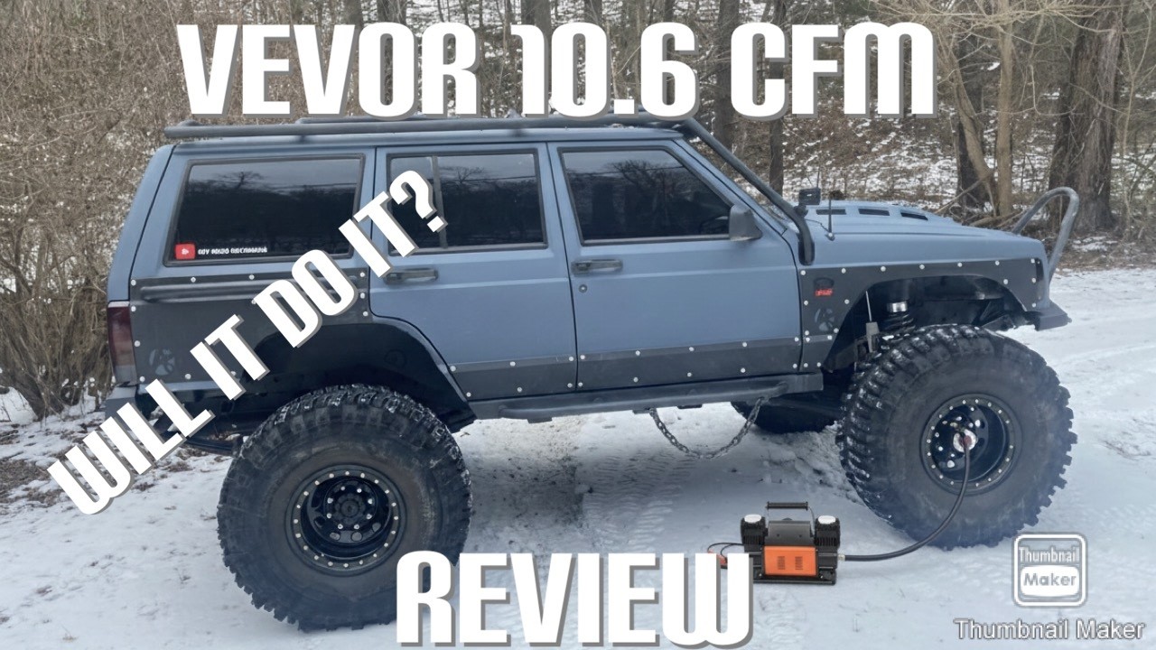 Will A Portable 12v Vevor 10.6 CFM Air Compressor Air Up A 38 Inch Tire?