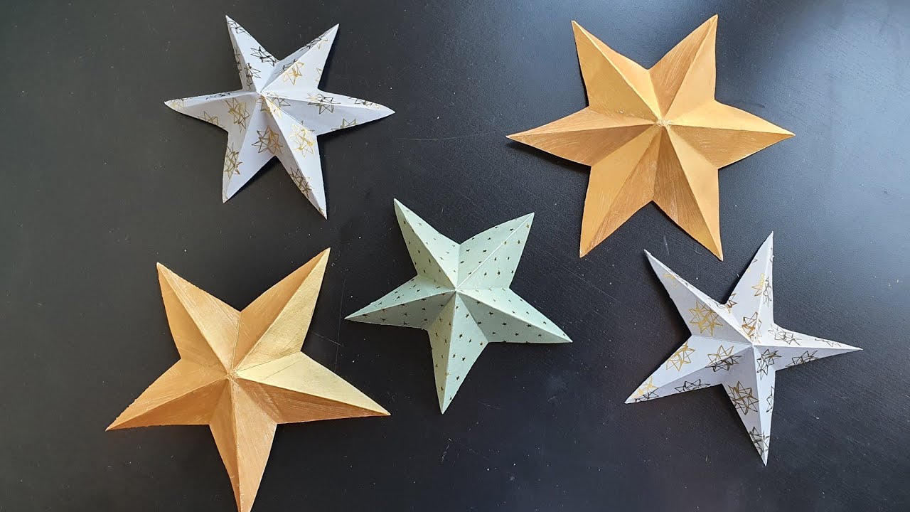 Tuto n°69: Objectif Noël - étoile en Origami facile