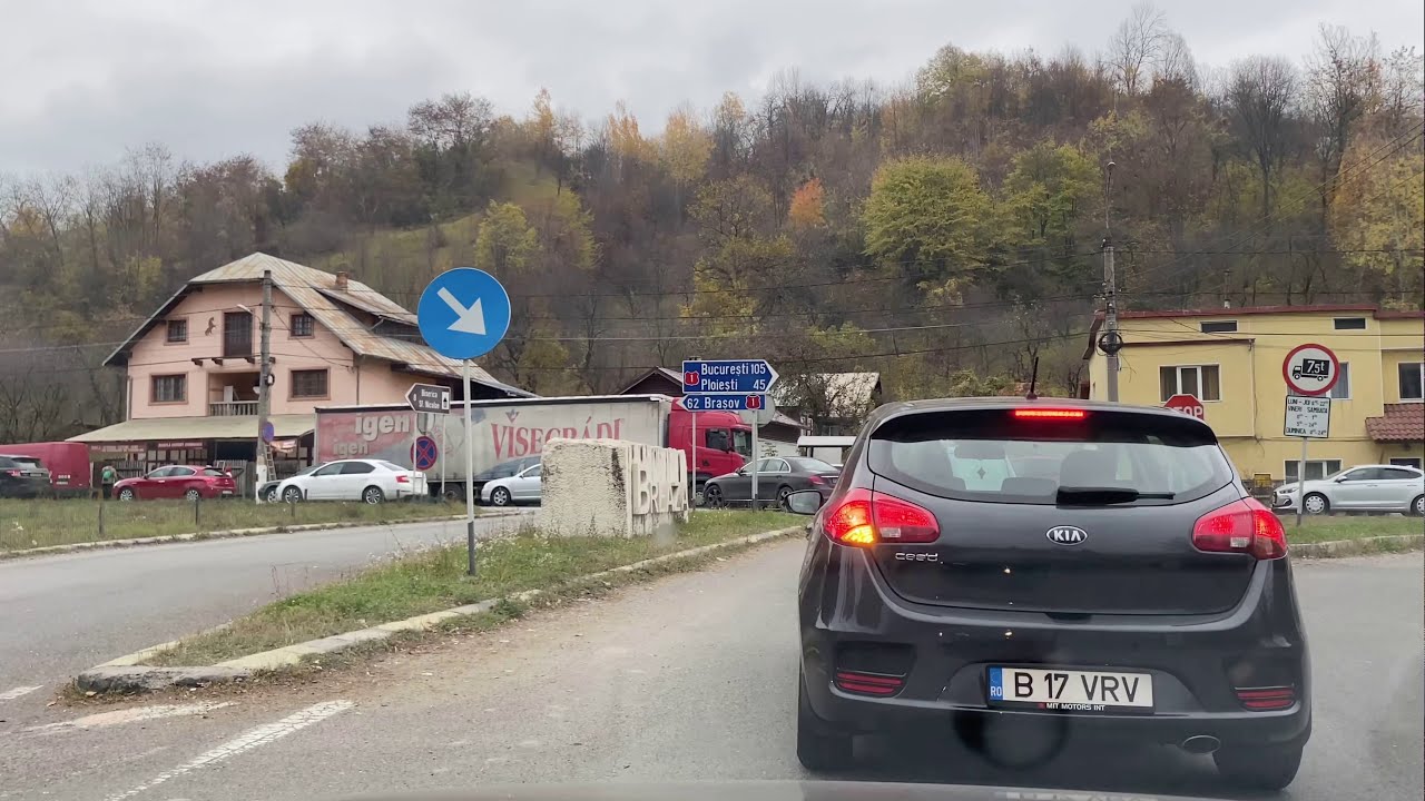 Breaza / Prahova / Romania - Ruta ocolitoare pt. aglomeratia de pe DN1 - Noiembrie 2020 - City Drive
