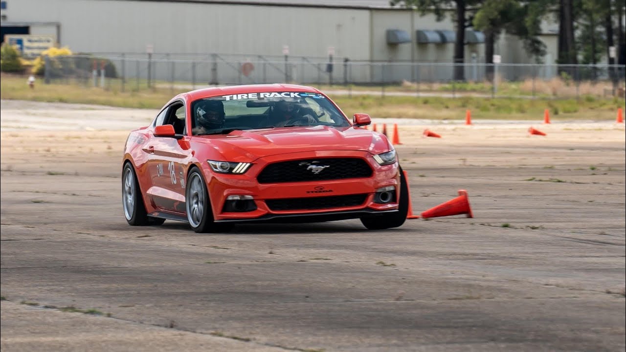 Taking the @steedaautosports Q350 EcoBoost Through Autocross