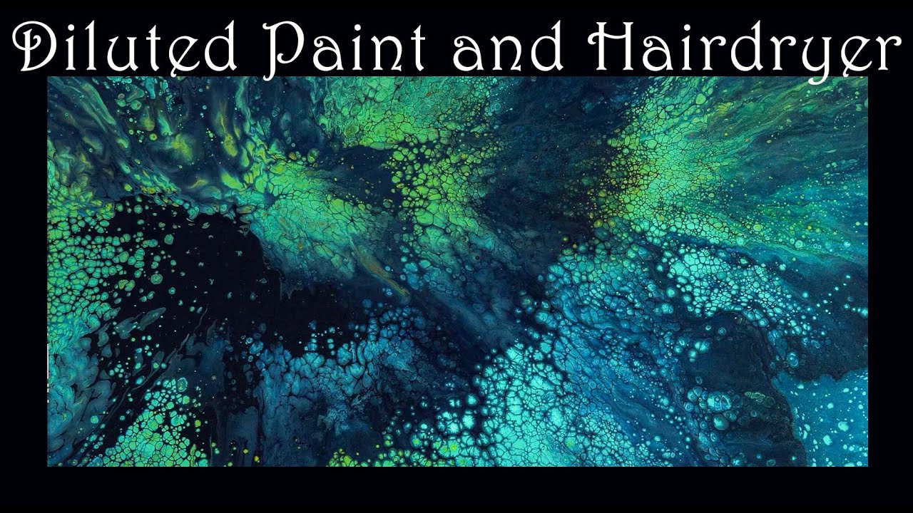 From Simple Acrylic Pour To Beautiful Underwater Painting! -Part One-