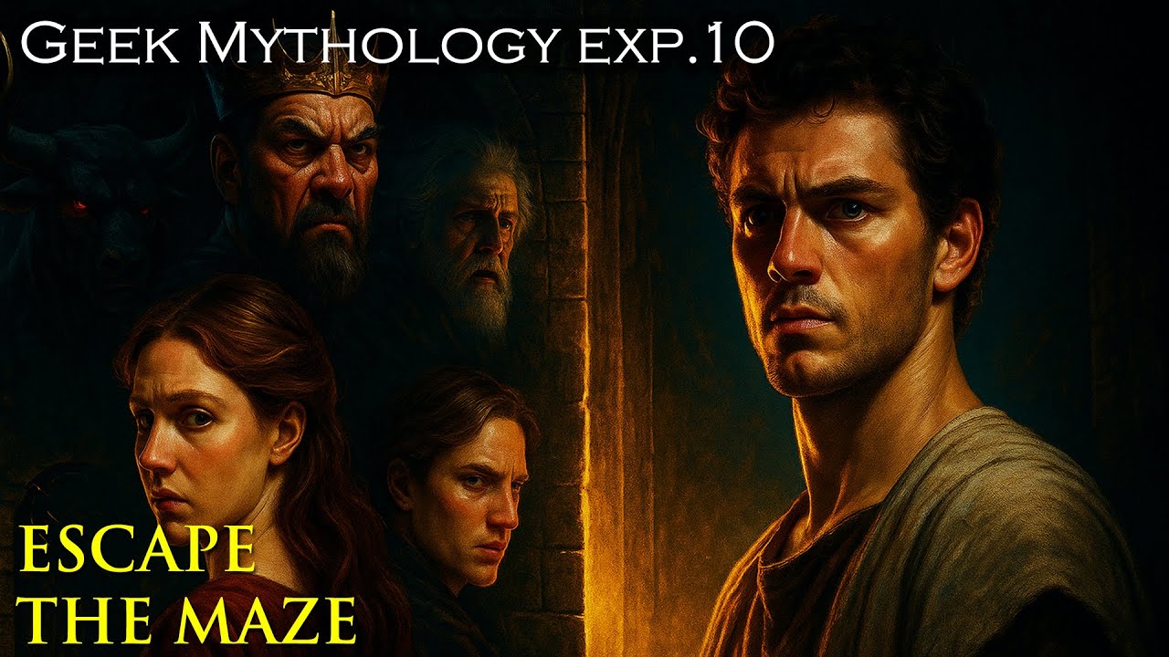 Theseus & the Minotaur's Labyrinth | Greek Mythology Stories 10 | Sleep Story for Grown Ups