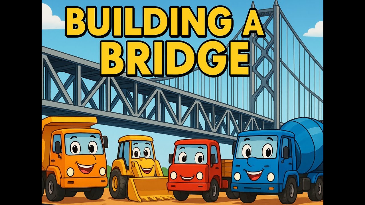 🏗️ Big Bridge Builders! | Fun Construction Adventure