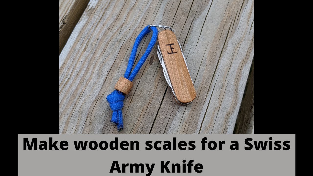 How to make wood scales (handles) for a 58mm Swiss Army Knife.