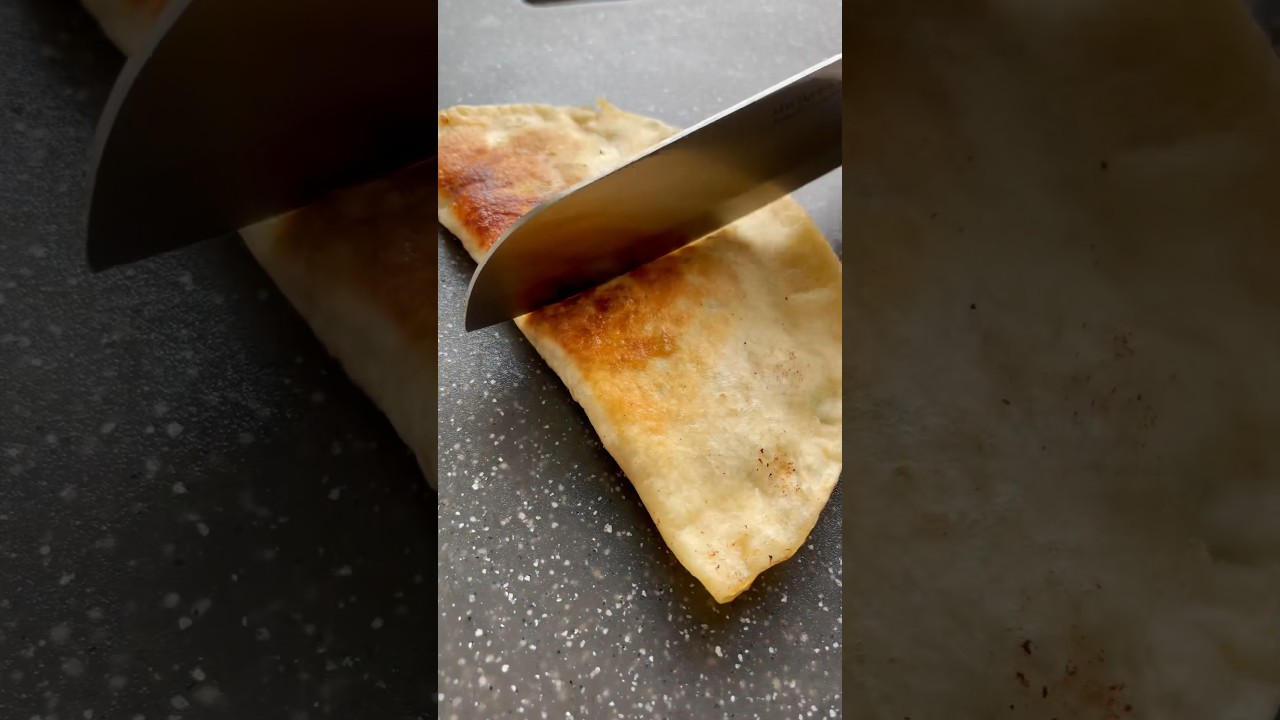 Tortilla Wrap Cheburek recipe                            #shorts #viral #recipe #easy #best #cooking