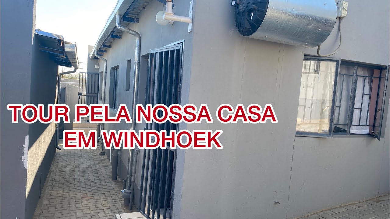 Tour pela nossa casa na Namíbia (Windhoek) 🏠