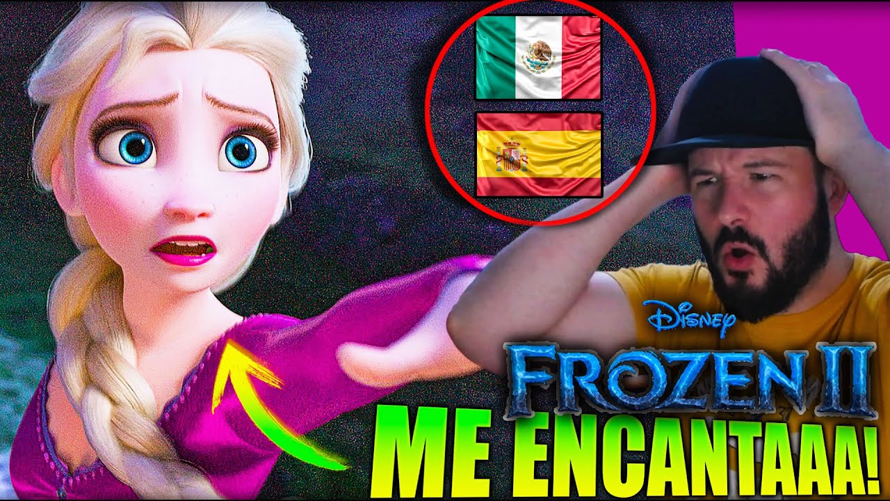 🇪🇸ESPAÑOL REACCIONA A MUCHO MAS ALLA de ``FROZEN 2´´ ⚡ DISNEY  ESPAÑOL LATINO VS ESPAÑOL ⚡