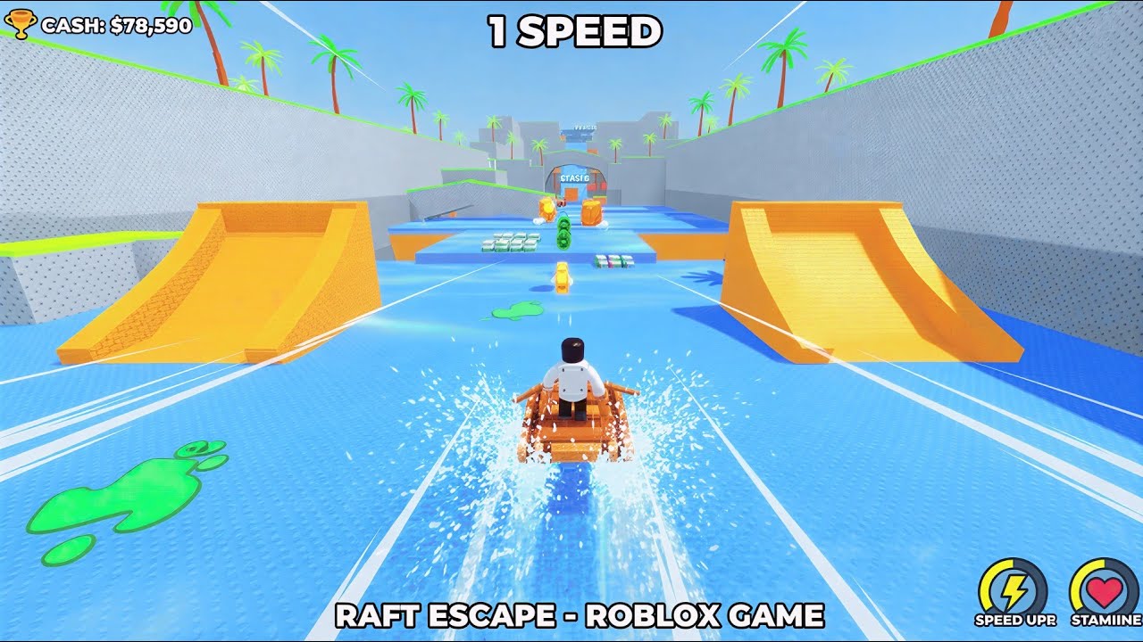 I Built 1 SPEED Raft in Roblox 😱