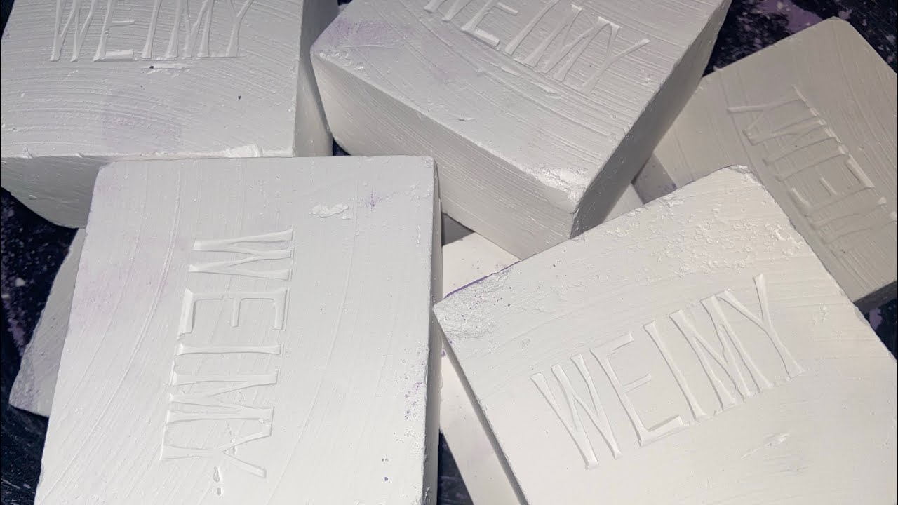 ASMR | Plain Jane Crunch Weimy Gym Chalk 🤍🤍 #asmr #satisfying #reels