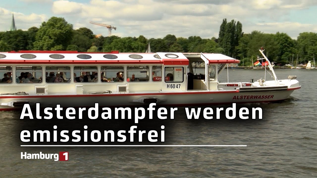 F&uuml;r das Klima: Alsterschiffe werden emissionsfrei