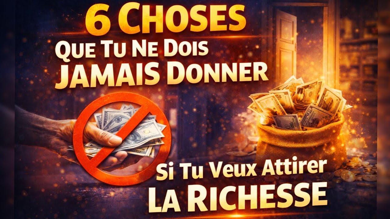 Les choses que tu ne dois jamais donner ni sortir de ta maison si tu veux attirer la richesse