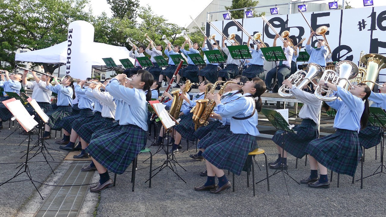 【4K】吹奏楽「Deep Purple メドレー」 えいしん 盈進中学高等学校　2018.5.19 福山ストアハウス