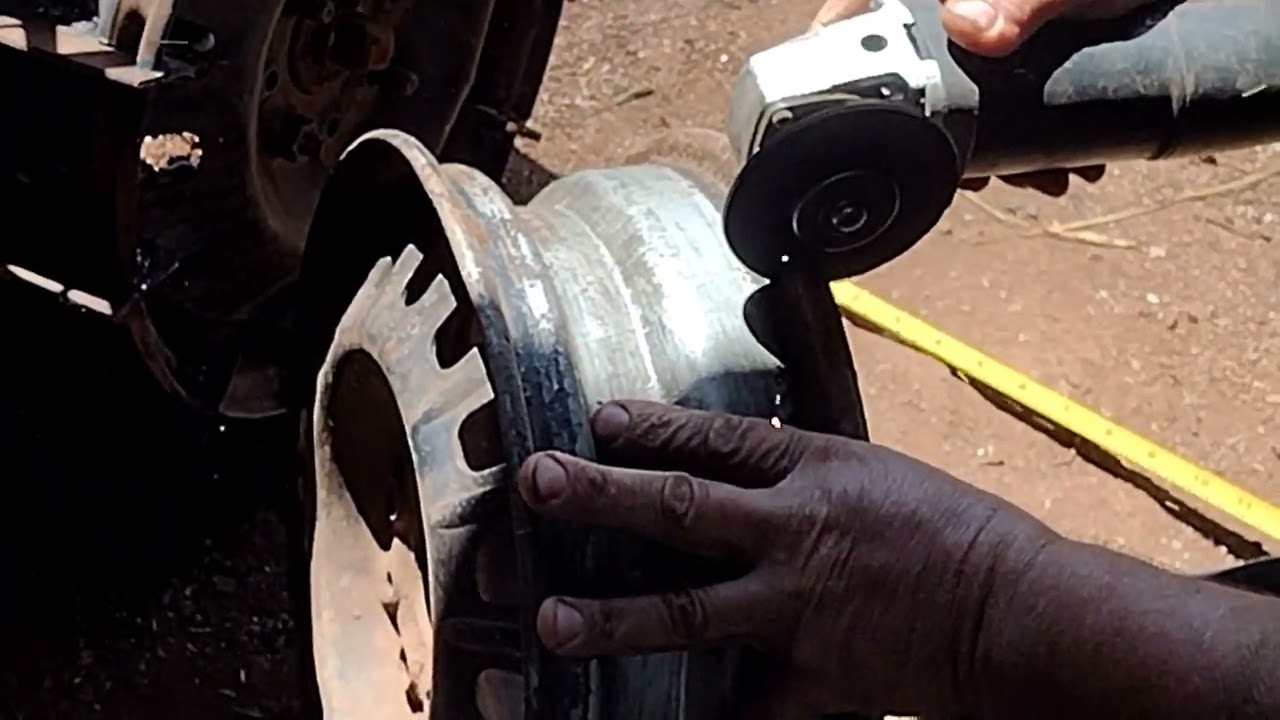 Como fazer uma roda para o tratorito caseiro