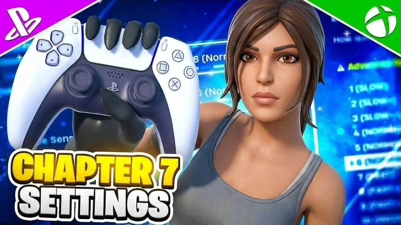 ЛУЧШИЕ НОВЫЕ НАСТРОЙКИ контроллера + чувствительность в Главе 7 Сезоне 2 🎮 (Геймплей Fortnite Rel...