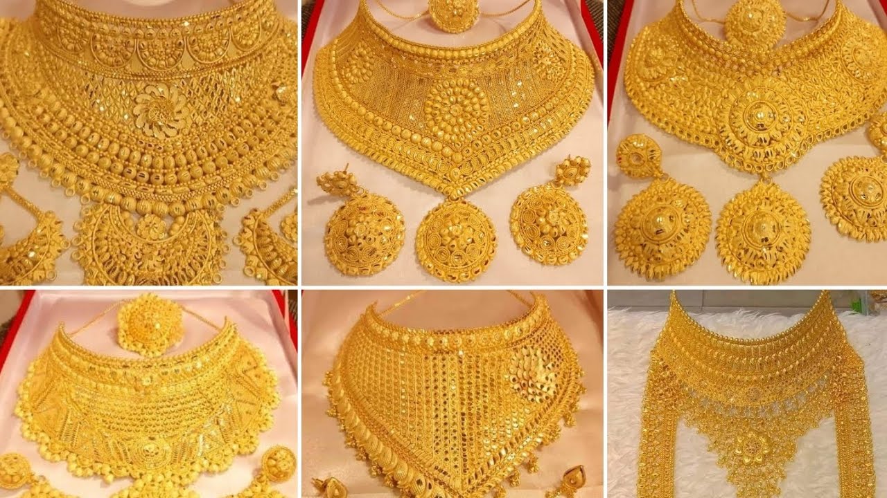 gold necklace | heavy gold necklace | gold necklace design | gold jewelry design | real gold jewelry