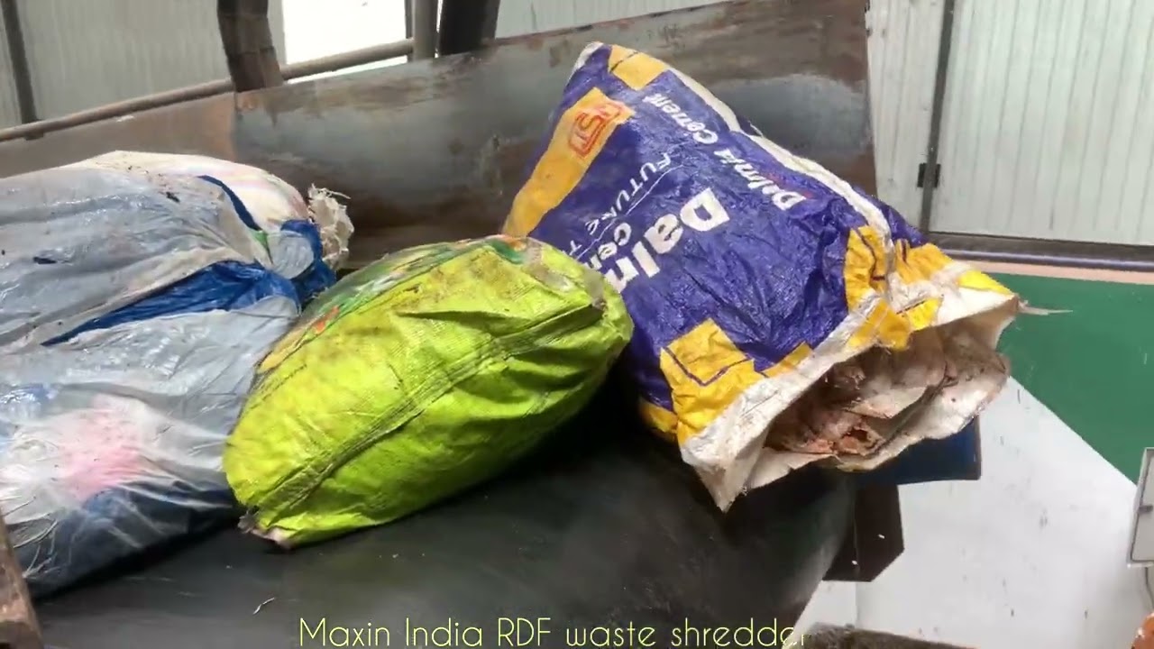 RDF Waste Shredder, MRF Plant Waste Shredder, #BulkyMunicipalwasteshredder, #BulkyMSWwasteshredder