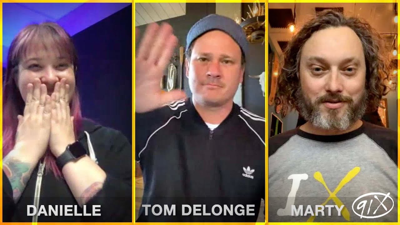 Marty & Danielle with Tom Delonge!