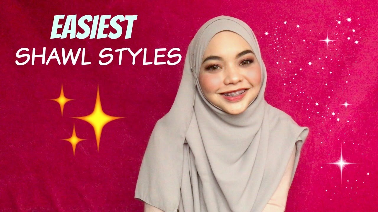 Easiest Everyday Shawl Tutorial(s)  ✨