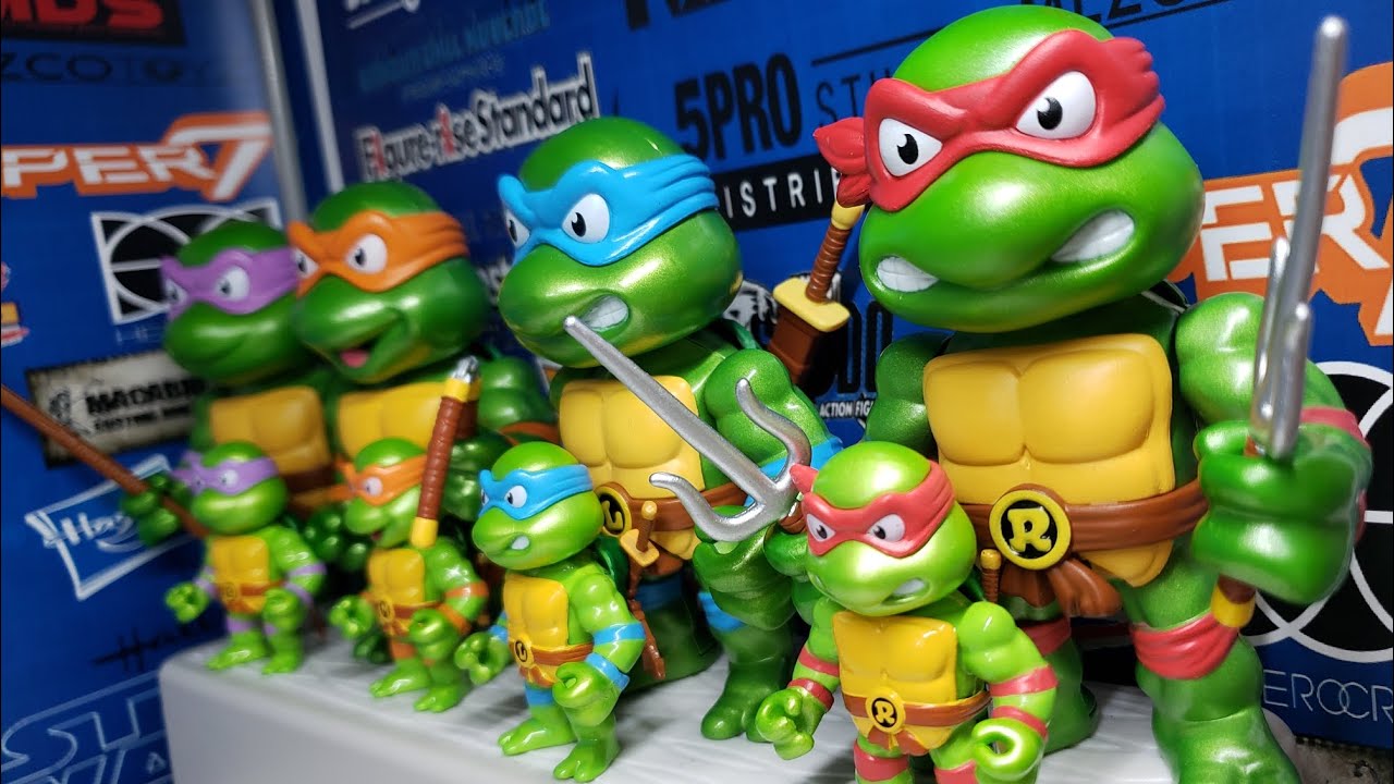 Ryan Reviews - JADA TOYS METALFIGS TMNTS (BIGGER VERSIONS)