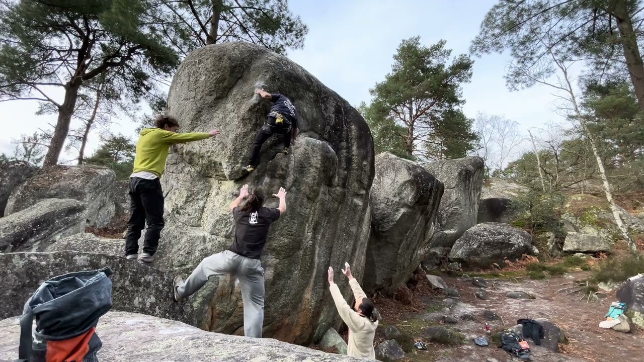 La monte à regret [7B+] - Apremont 