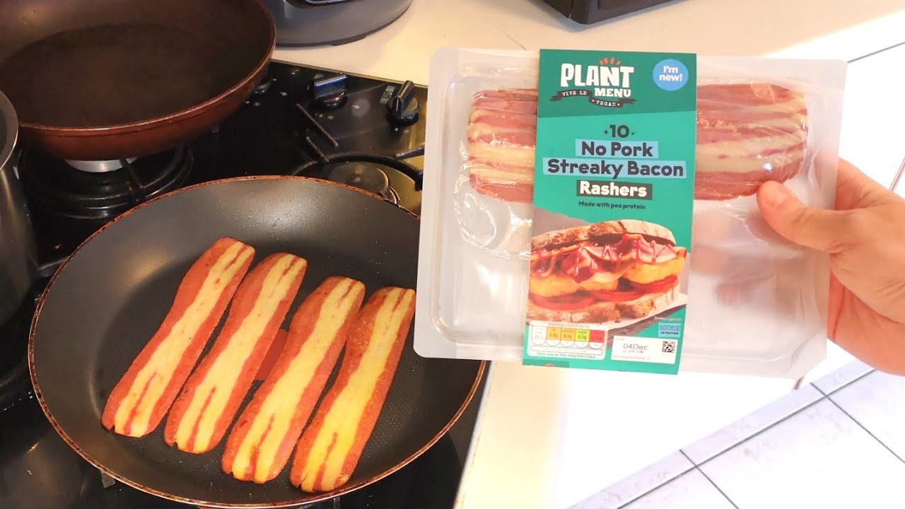 Plant Menu 10 No Pork Streaky Bacon Rashers | New | ALDI | Food Review