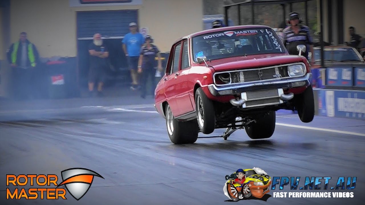 ROTORMASTER 13B TURBO MAZDA 1300 9.11 @ 150 MPH AT SYDNEY JAMBOREE