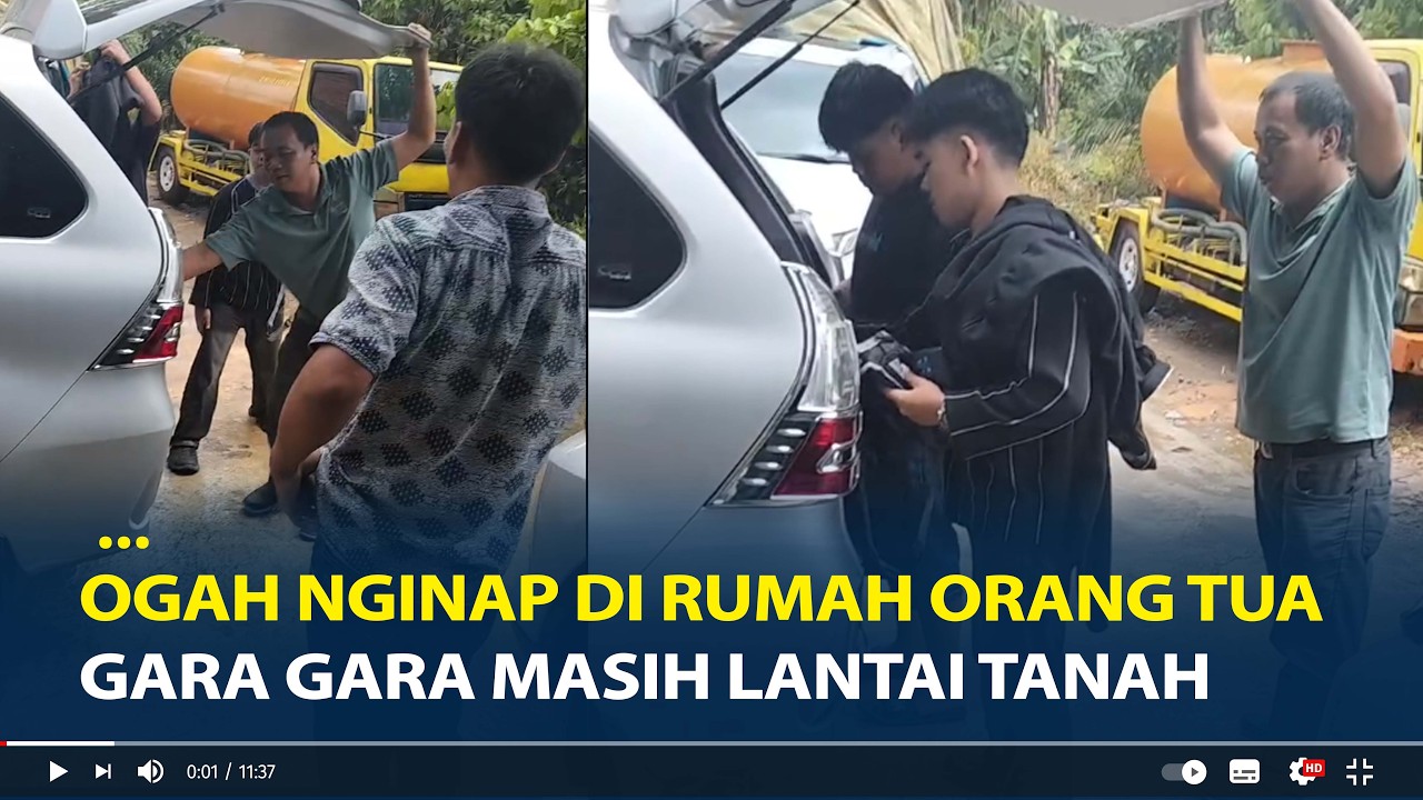 Viral Pulang Kampung Ogah Nginap di Rumah Orang Tua Gara gara Masih Lantai Tanah