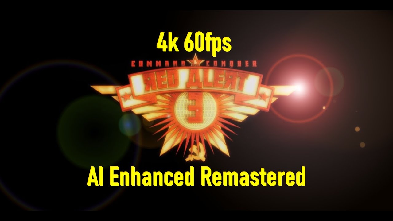 Command & Conquer Red Alert 3 Intro Opening 4k 60fps AI Enhanced Remastered