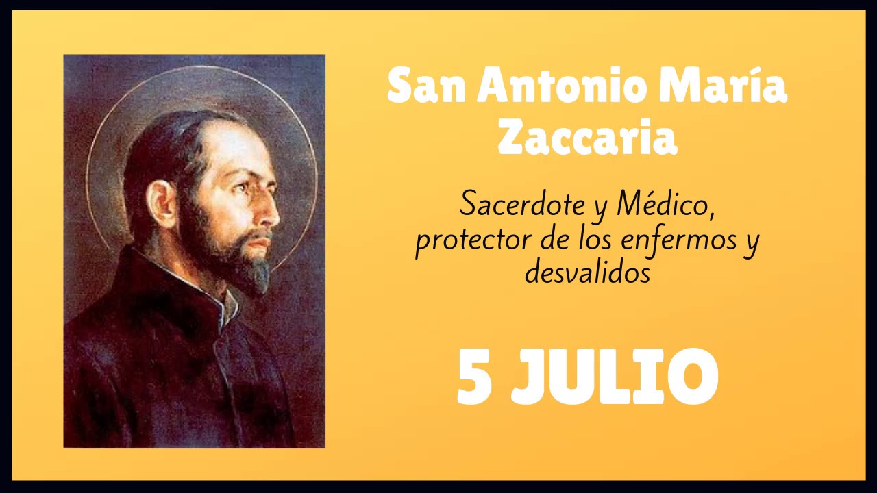San ANTONIO MARÍA ZACCARIA Biografía e historia (Completa) ✔
