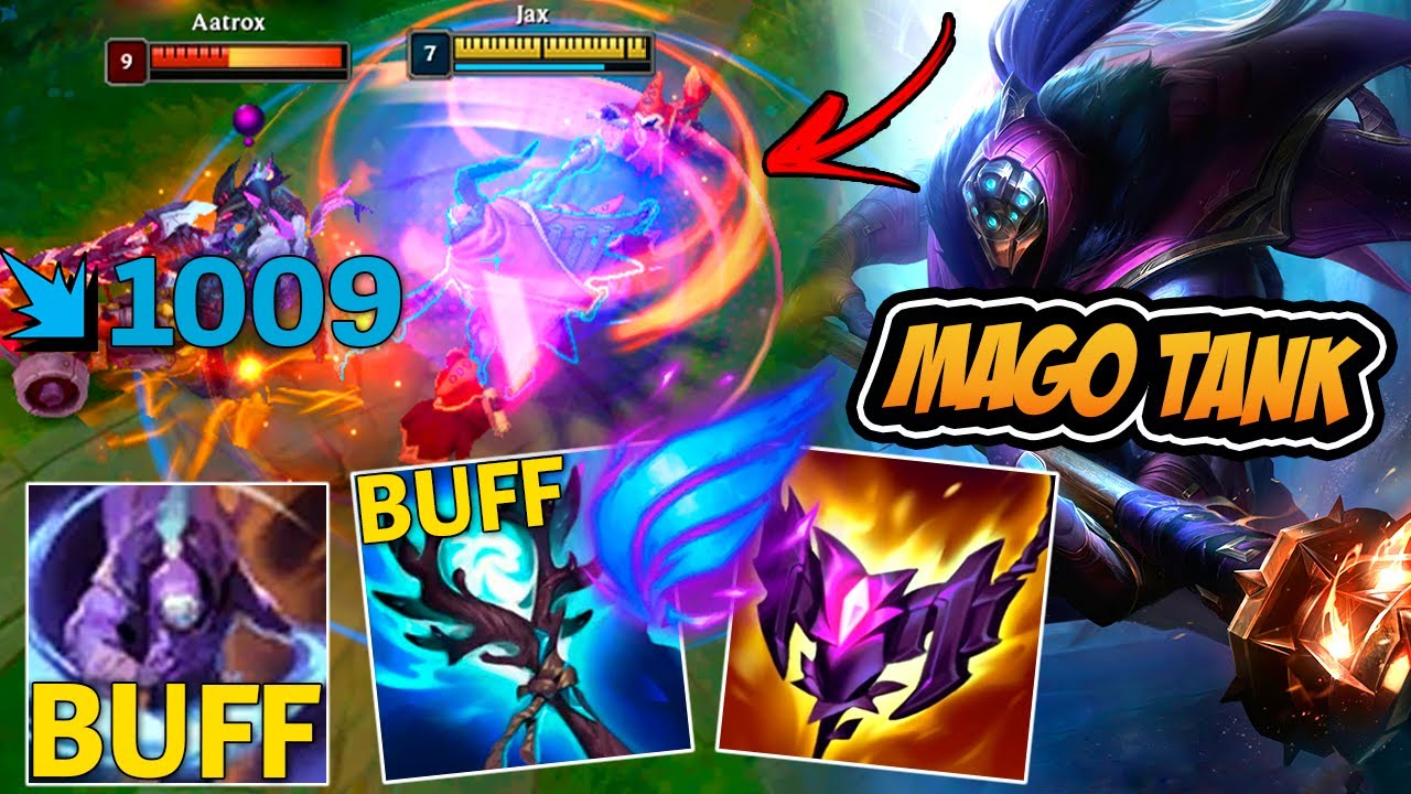 A RIOT TRANSFORMOU O JAX EM UM MAGO TANK COM O BUFF NA ULT - LEAGUE OF LEGENDS