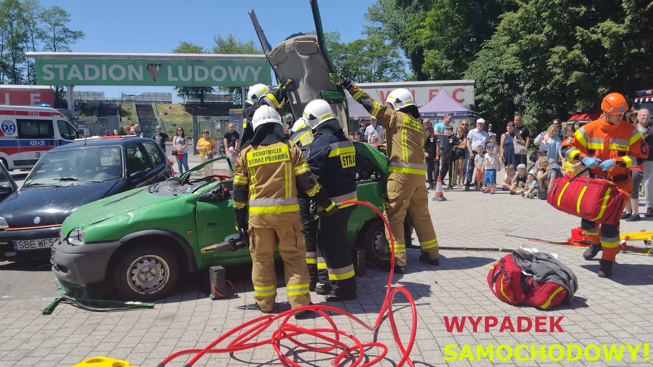 Pokazy ratownictwa technicznego w wykonaniu OSP Rozkochów, OSP Żarki oraz OSP Chrzanów!