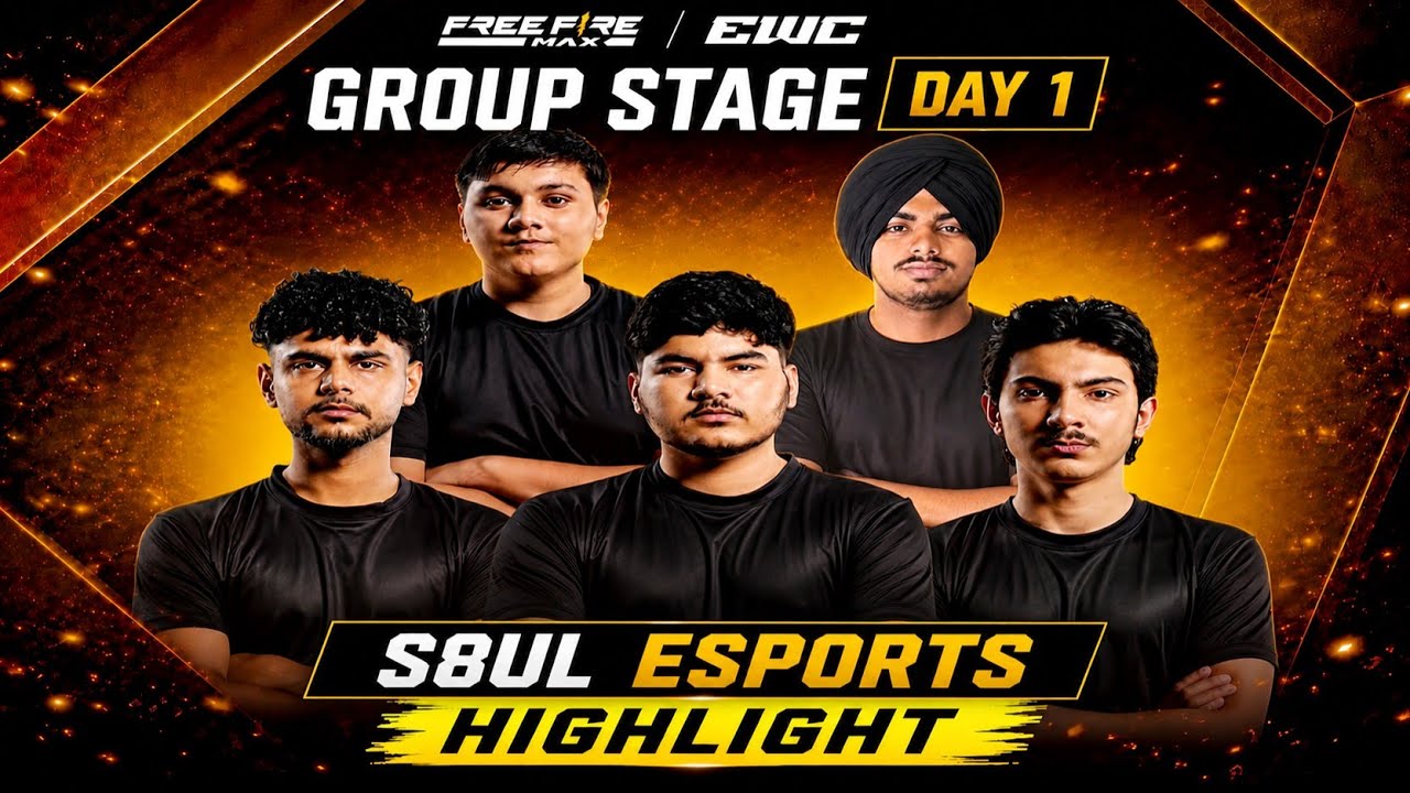 S8UL Esports EWC Group Stage Day 1 Highlights | Free Fire World Cup 2026