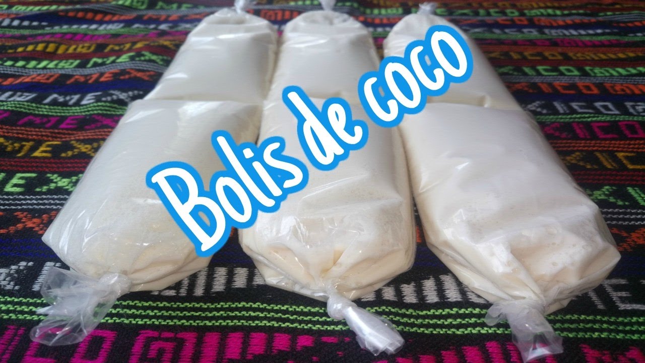 BOLIS DE COCO NATURAL/LAS RECETAS DE LUPITA