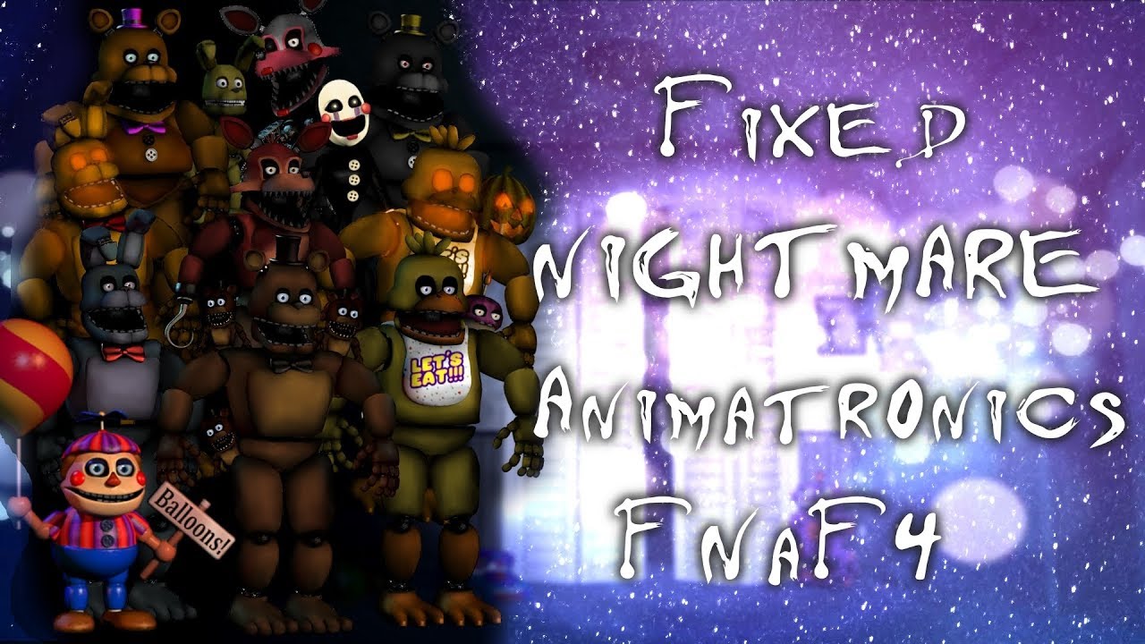 [ Speed Edit | FNAF ] Making Fixed Nightmare Animatronics (V.3)