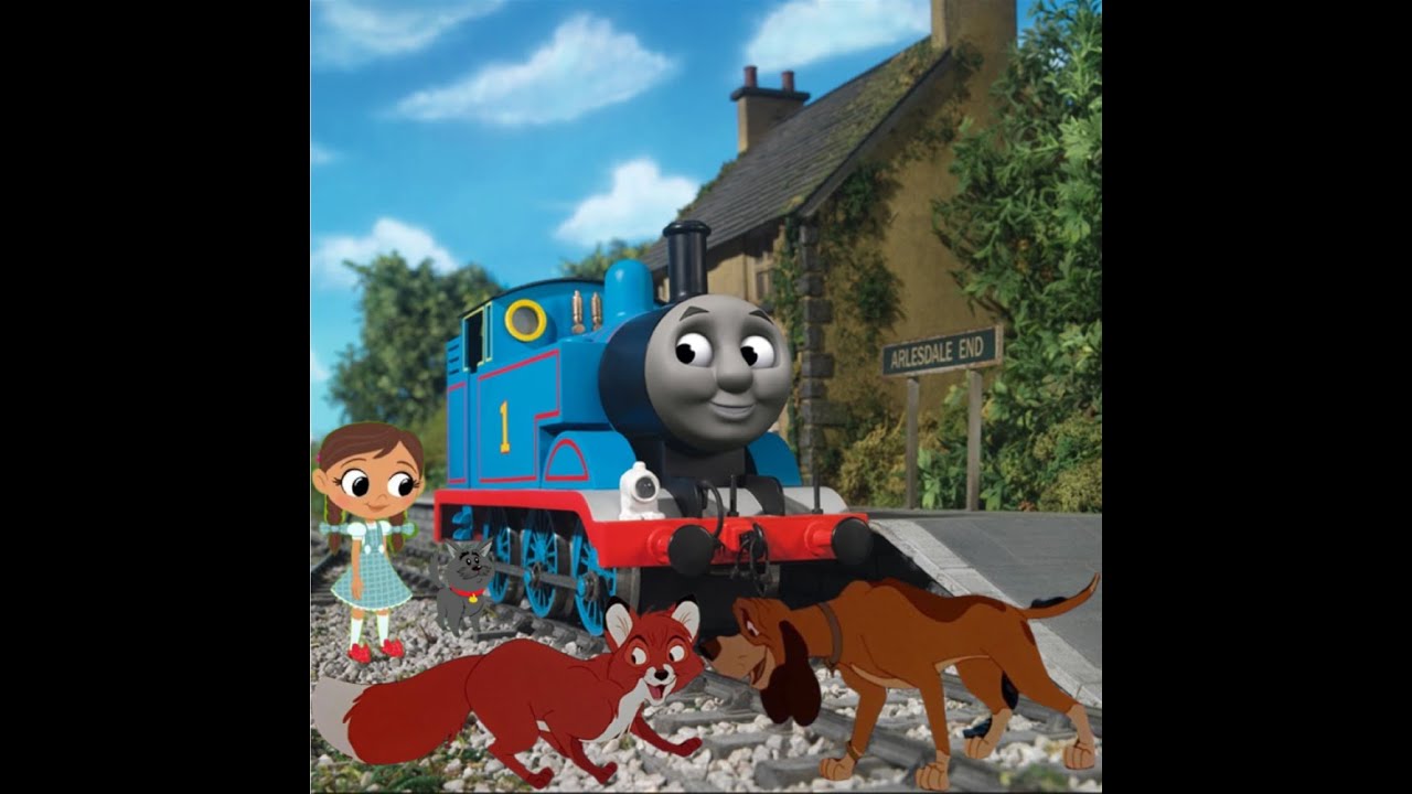 Thomas, Dorothy & Toto with Tod the Fox & Copper the Hound Dog