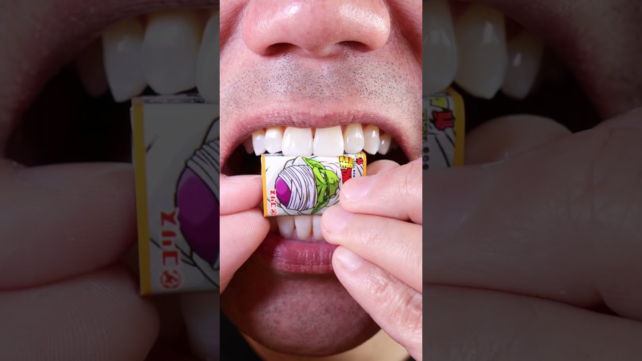 ASMR | Piccolo’s Powerful Chews! Satisfying Dragon Ball Z Gum Experience | 
