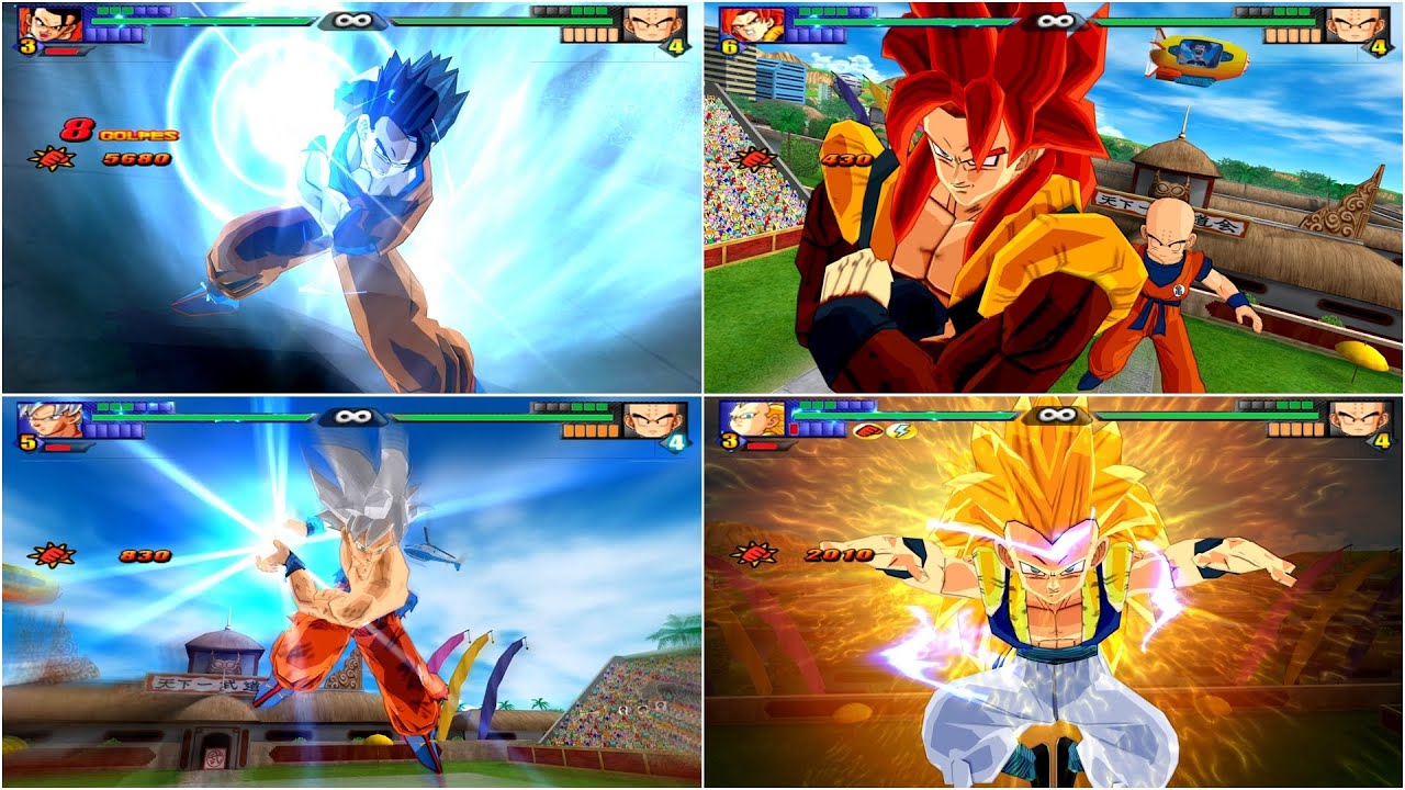 TODOS os MAX POWER Dublado BR - DBZ Budokai Tenkaichi 3 (PARTE #1)
