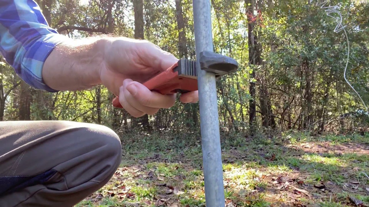 SIMPLE and EASY DIY grounding rod removal #diy #homestead #farming