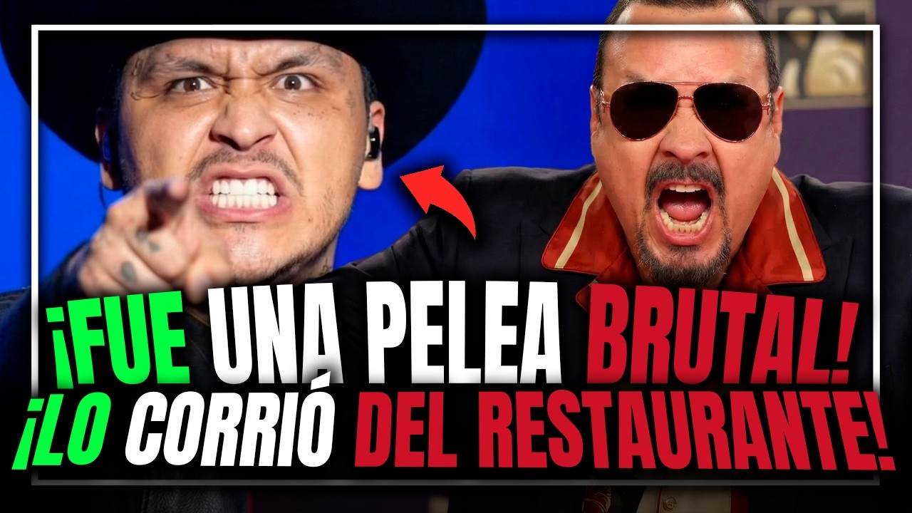 CERIANI REVELA LA BRUTAL PELEA ENTRE PEPE AGUILAR Y NODAL EN RESTAURANTE CASI SE AGARRAN A GOLPES 😱