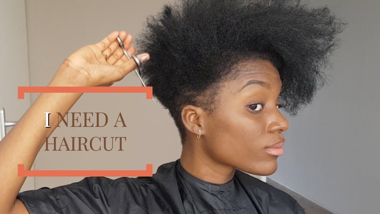 Natural Hair: I NEED A HAIRCUT | TAPERED