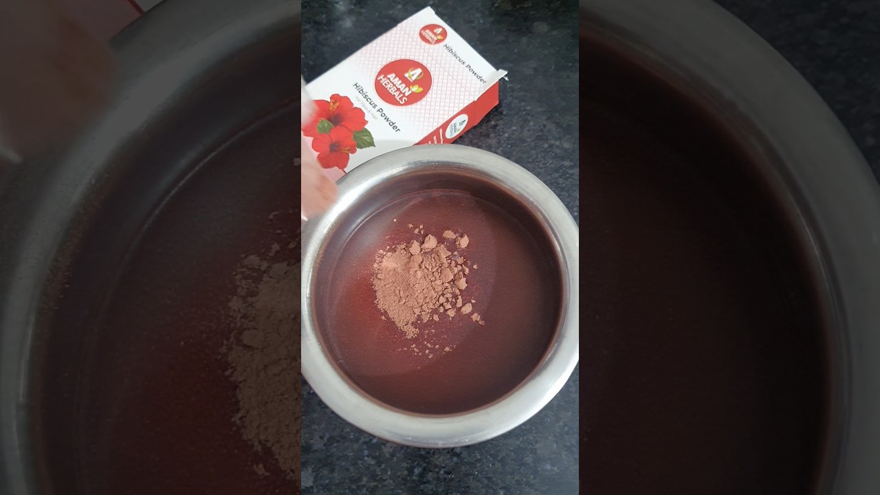 hibiscus powder for hair growth. . #haircare #longhairgrowthtips #varshagaikwadvlogs #longhair
