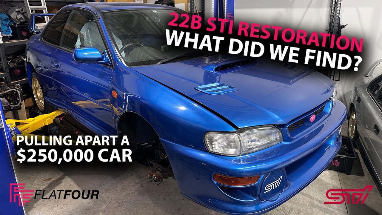 RESTORING A SUBARU 22B STI - We pulled apart this $250,000+ Subaru