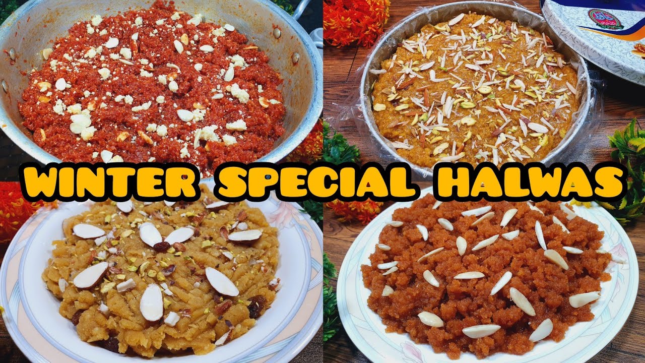 Winter Special Halwa Recipes By Art of Cooking