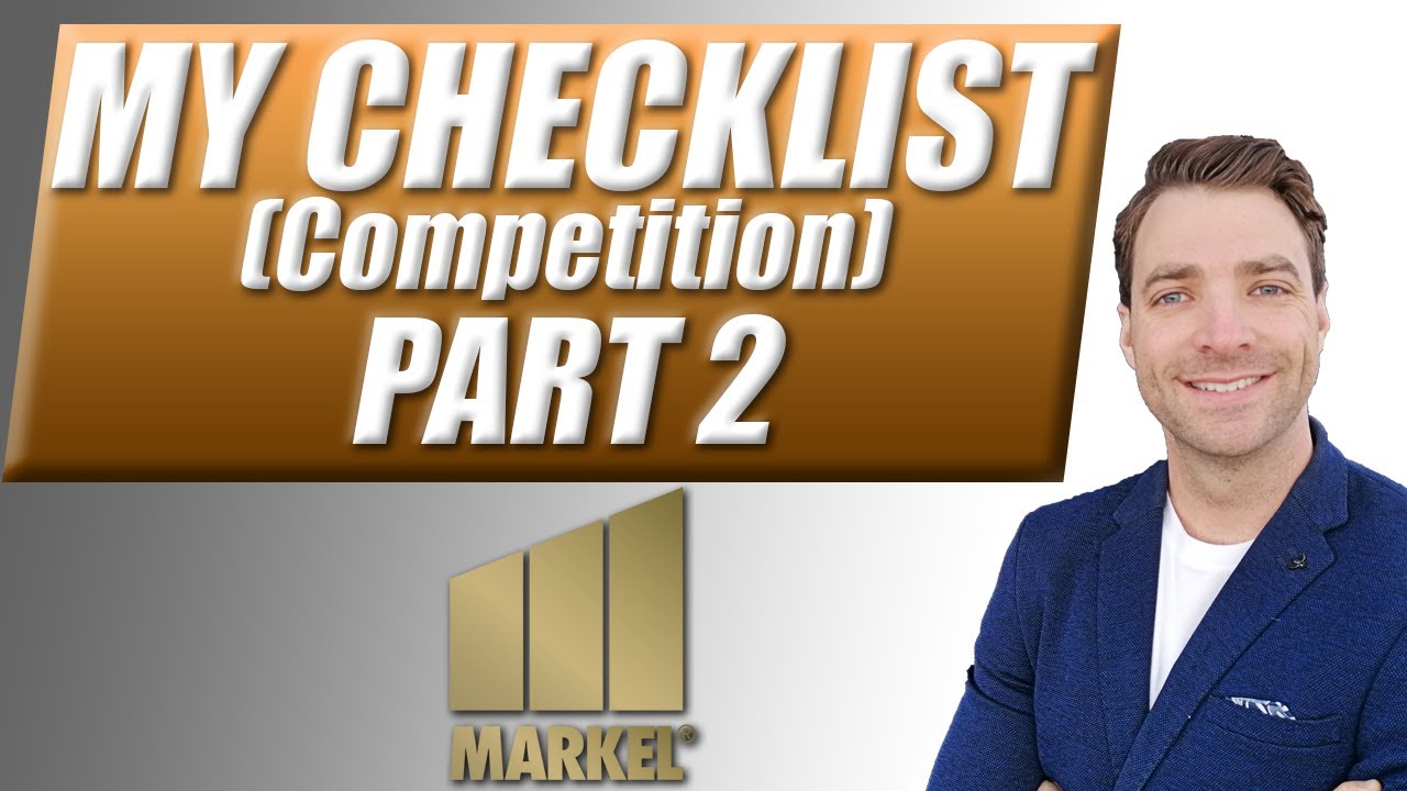 How To Analyse COMPETITION - My Checklist Part 2 Markel Stock Analysis