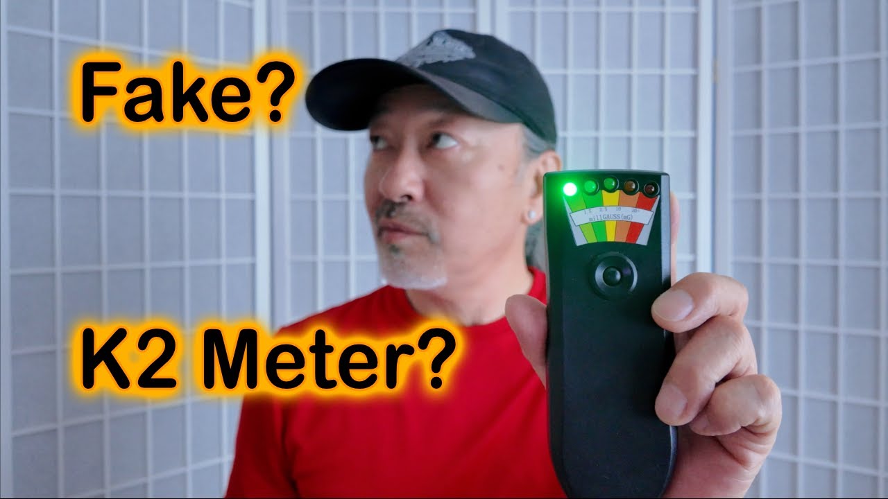 Authentic K2 EMF Meter vs. Fake Upgraded Version.